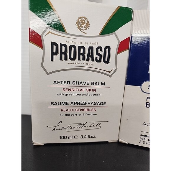 PRORASO + NIVEA men After Shave Balm Sensitive Skin soothing moisturizing lotion - Picture 3 of 6